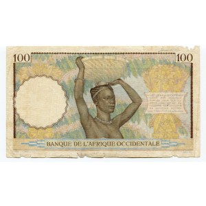 French West Africa 100 Francs 1941