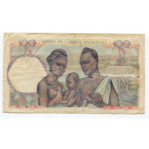 French West Africa 100 Francs 1946
