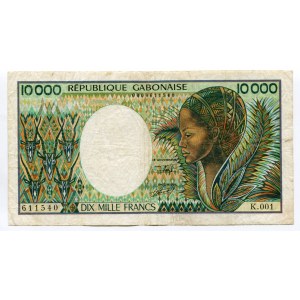 Gabon 10000 Francs 1983 - 1991