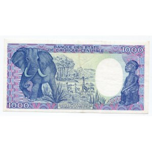 Gabon 1000 Francs 1985