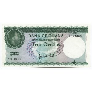 Ghana 10 Cedis 1965 (ND)