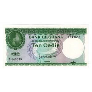 Ghana 10 Cedis 1965