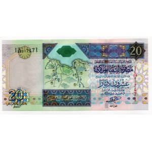 Libya 20 Dinars 2002
