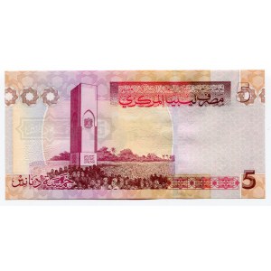 Libya 5 Dinars 2011