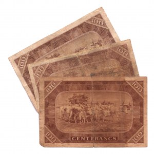 Mali 100 Francs 1960 3 Pieces