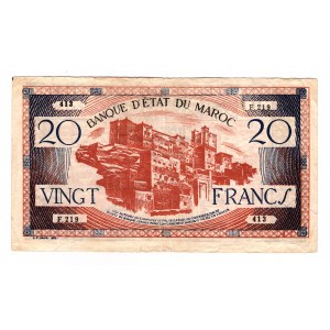 Morocco 20 Francs 1943