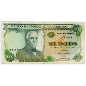 Mozambique 1000 Escudos 1972