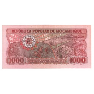 Mozambique 1000 Meticais 1986