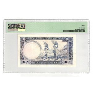 Nigeria 10 Shillings 1968 PMG 30