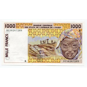 Senegal 1000 Francs 1991