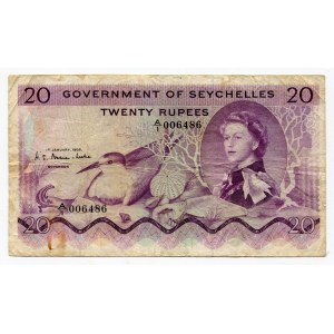 Seychelles 20 Rupees 1968