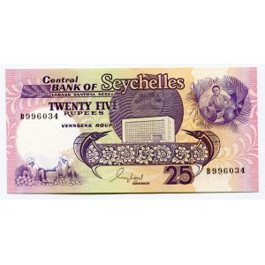 Seychelles 25 Rupees 1989