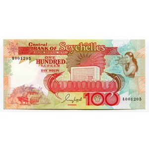 Seychelles 100 Rupees 1989