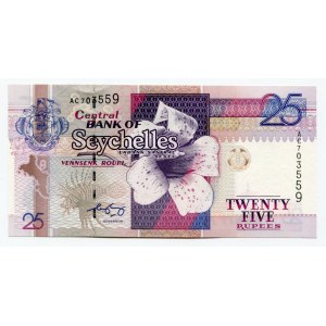 Seychelles 25 Rupees 1998