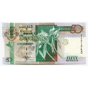 Seychelles 50 Rupees 1998
