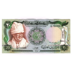 Sudan 20 Pounds 1983