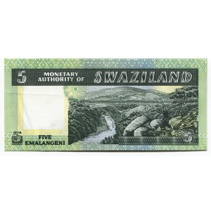 Swaziland 5 Emalangeni 1974 (ND)