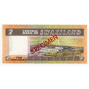 Swaziland 2 Emalangeni 1983 - 1986 Specimen