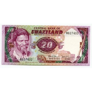 Swaziland 20 Emalangeni 1985