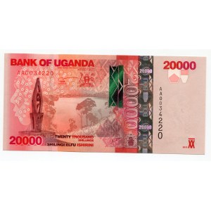Uganda 20 Shillings 2010