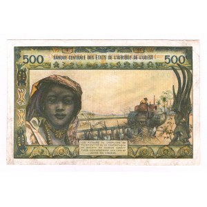 West African States Ivory Coast 500 Francs 1959