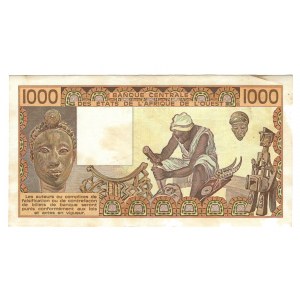 West African States Ivory Coast 1000 Francs 1981