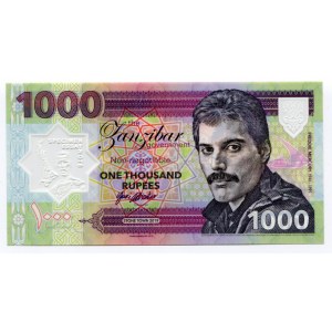 Zanzibar 1000 Rupees 2019 Specimen Freddie Mercury