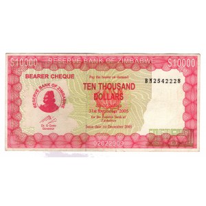 Zimbabwe 10000 Dollars 2005