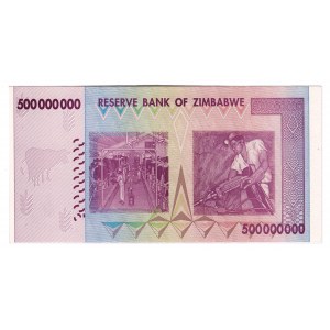 Zimbabwe 500 Million Dollars 2008