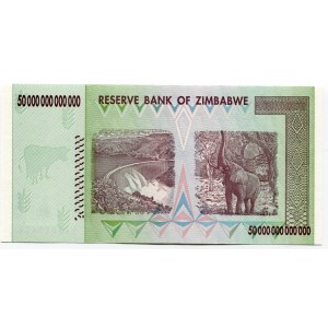 Zimbabwe 50 Trillion Dollars 2008