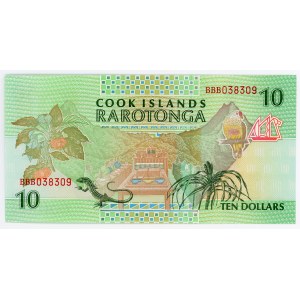 Cook Islands 10 Dollars 1992