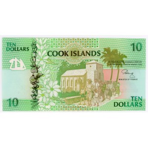 Cook Islands 10 Dollars 1992