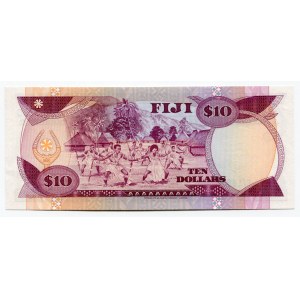 Fiji 10 Dollars 1986