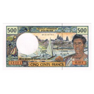 French Pacific Territories 500 Francs 1990