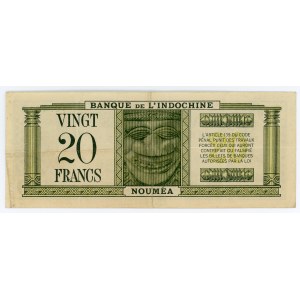 New Caledonia 20 Francs 1944 (ND)