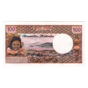 New Hebrides 100 Francs 1970