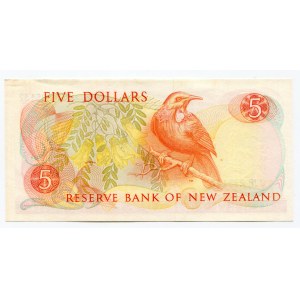 New Zealand 5 Dollars 1989 - 1992