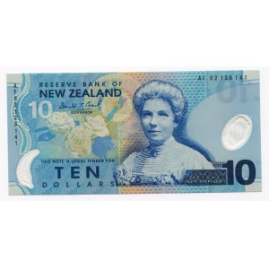 New Zealand 10 Dollars 2002