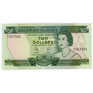 Solomon Islands 2 Dollars 1977