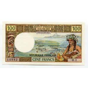 Tahiti 100 Francs 1969