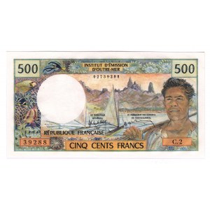 Tahiti 500 Francs 1970