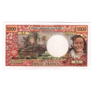Tahiti 1000 Francs 1971
