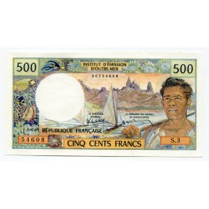 Tahiti 500 Francs 1985 (ND)