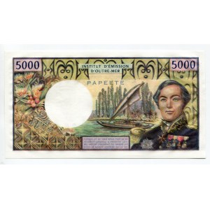 Tahiti 5000 Francs 1985 (ND)