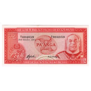 Tonga 2 Paanga 1974