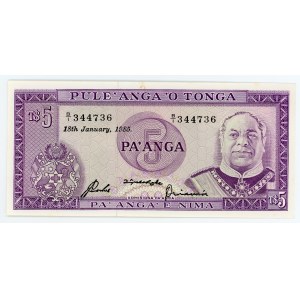 Tonga 5 Panga 1985