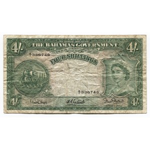 Bahamas 4 Shillings 1953 (ND)