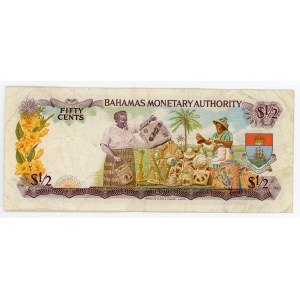 Bahamas 1/2 Dollar 1968 (ND)