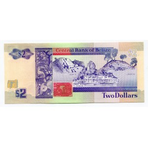 Belize 2 Dollars 1991
