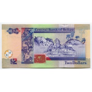 Belize 2 Dollars 2014